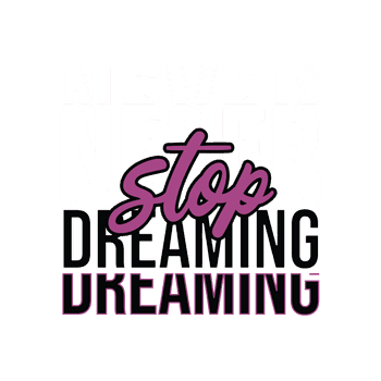 Dětské tričko Never stop dreaming