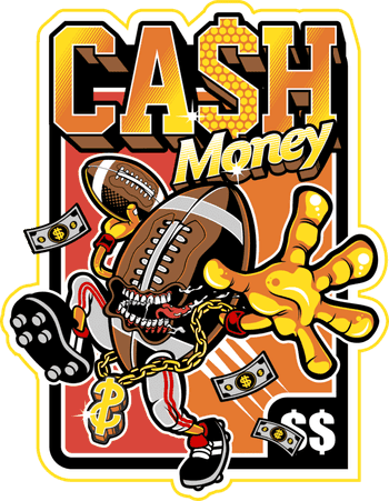 Pánské tričko Rugby cash money